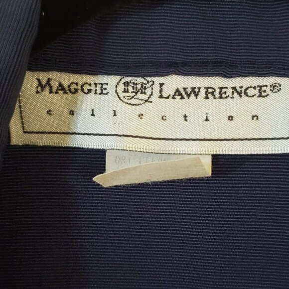 Maggie Lawrence Vintage Nautical Sailor Double Breated Blazer Size 12 - Picture 7 of 8